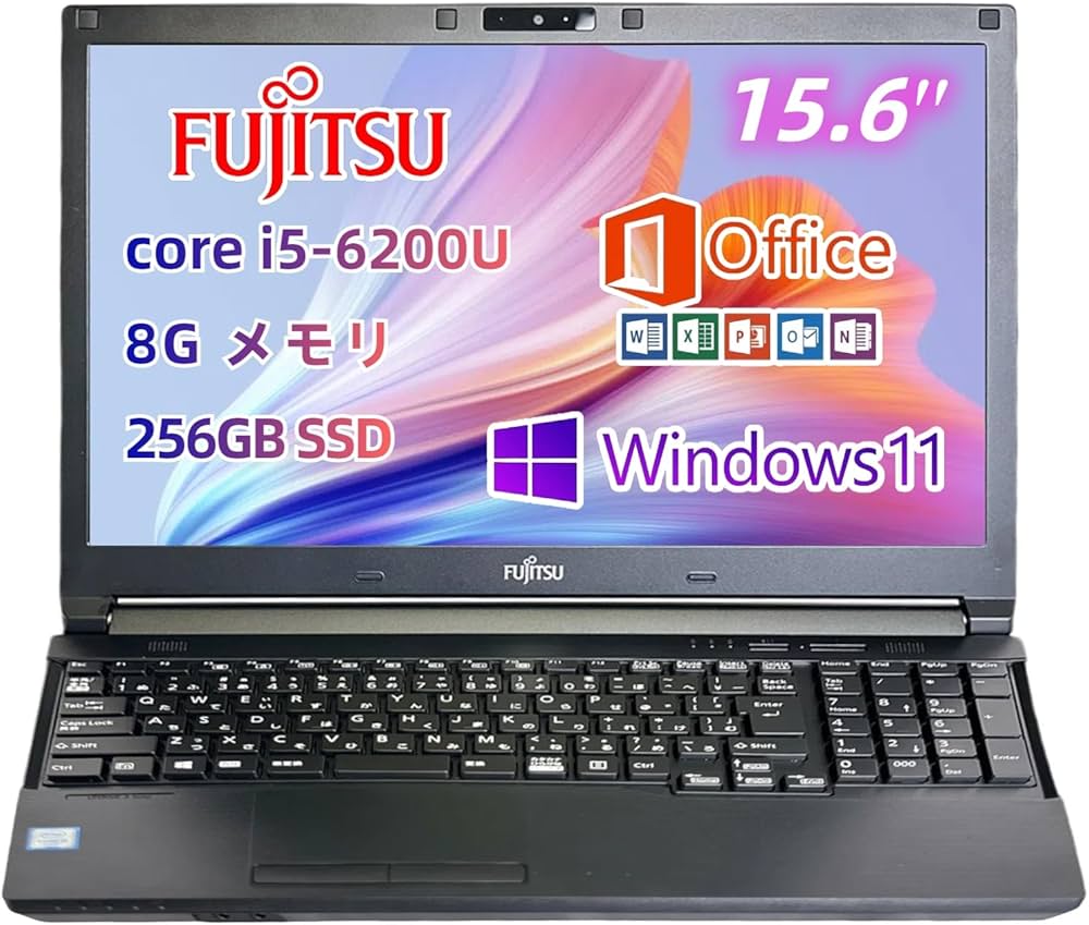 Amazon.co.jp: 【整備済み品】富士通 A576 15.6型 第6世代CPU Core i5